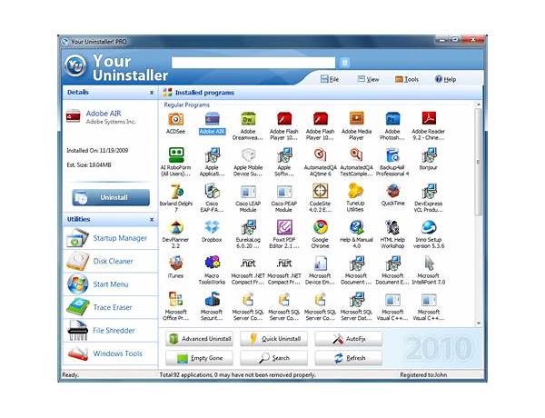 Uninstaller for Windows - Download it from Habererciyes for free
